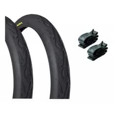 Par Pneu Bike Pirelli Tornado Beta 26x2.125 Flame Balão 2 Camaras