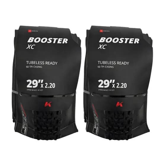 Kit 2 Pneus Kenda Booster Elite XC Aro 29x2.20 60TPI Tubeless Bike Mtb
