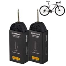 Par Camaras Ar Pirelli Sportube 700x32 A 40 Valvula Presta 48mm Bico Fino