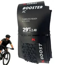 Pneu Aro 29x2.4 Kenda Booster XC Tubeless Kevlar K1227 Mountain Bike Cross Cravos Trilha