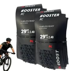 Kit 2 Pneus Aro 29x2.4 Kenda Booster XC Tubeless Kevlar Mtb Reforçado Trilha Asfalto
