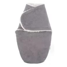 Cueiro porta bebê saco de dormir enroladinho sherpa e soft.