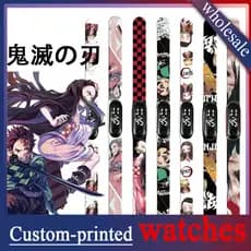 [Atacado] Relógio eletrônico M3 infantil LD/relógio impresso Demon Slayer