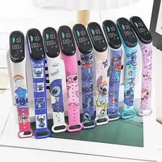 [Atacado] Stitch Children LED Relógio Eletrônico/Relógio Digital Impresso/Relógio Esportivo À Prova D 'Água