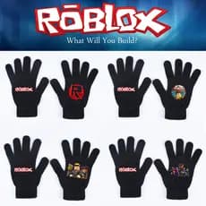 Roblox luvas das mulheres dos homens outono inverno quente tela de toque luvas esportes ao ar livre luvas de malha