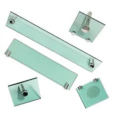 KIT 5 ACESSÓRIOS PARA BANHEIRO SUPER LUXO  VERDE
