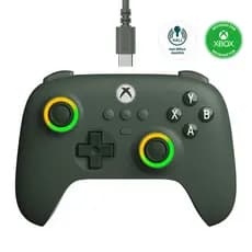 8BitDo Ultimate C Controlador De Jogos Com Fio Para Xbox , RGB Lighting Fire Ring E Joysticks De Efeito Hall , Windows