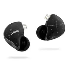 SGOR SWAN Fones De Ouvido Intra-Auriculares Para Jogos HiFi IEMs Musicais Com Cabo Substituível QDC De 3.5 Mm