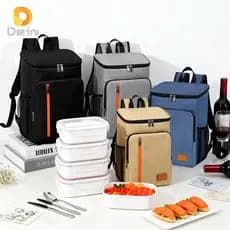 Mochila Térmica Grande Capacidade Cooler Portátil Piquenique Quente Frio Não colocar gelo ou água
