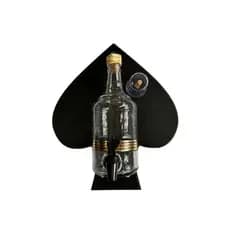 Pingometro Baralho Porta Bebida com Torneira | Decoração Bar Diferente Promoção