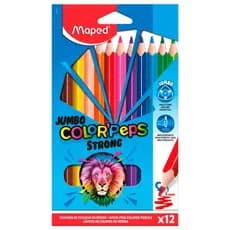 Lápis de cor Strong Jumbo 12 cores 863312 Maped