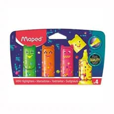 Pincel marca texto Pixel Party estojo 4 cores 743602 Maped