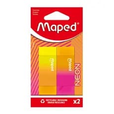 Borracha escolar Neon com 2 unidades 121900 Maped
