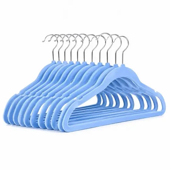 Kit 12 unidades de Cabide Infantil Veludo Westpress