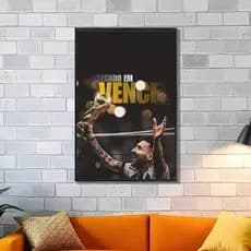 Quadro Decorativo MESSI "Obcecado em Vencer" - Decoração Quarto ou Sala