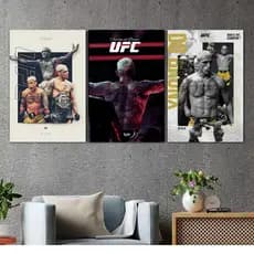 KIT 3 Quadros Decorativos CHARLES DO BRONX  - Charles Oliveira