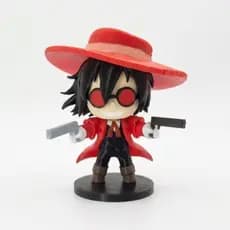 Action figure Alucard hellsing 7,5cm mini figura anime