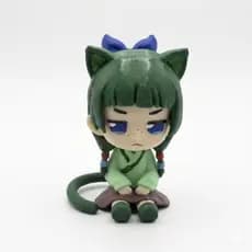 Action figure 7cm maomao sentada gato, mini figura anime kawaii sentado gato neko, Diários de uma Apotecária
