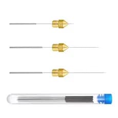 Kit 10,7,5 agulhas limpeza de bico de impressora 3d 0.2/0.25/0.3/0.35/0.4/0.6/0.8mm