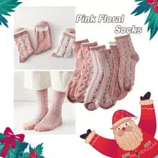 6 Pares de Meias Femininas Estilo Retro Finas Personalizadas De Algodão De Renda