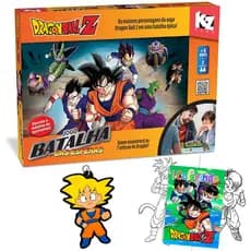 Jogo Batalha Das Esferas Dragon Ball Brinquedos de Menino e Menina + Chaveiro e Revista de Colorir