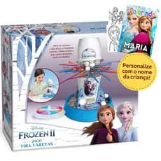 Jogo Tira Varetas Frozen 2 Série Jogos de Tabuleiro Brinquedos de Menino e Menina Elka
