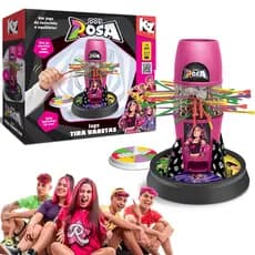 Jogo Tira Varetas dos Rosa Emilly Vicky Brinquedos de Menino e Menina Jogos de Tabuleiro Elka