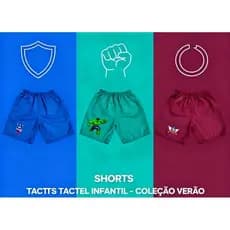kit 3🩳 Bermuda Infantil Menino Tactel – Leve, Confortável e Moderna | Tamanhos 2 ao 8