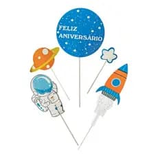 Topo Bolo Astronauta C/5 Make+