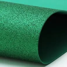 Placa de Eva com Glitter 40x48 CM Verde