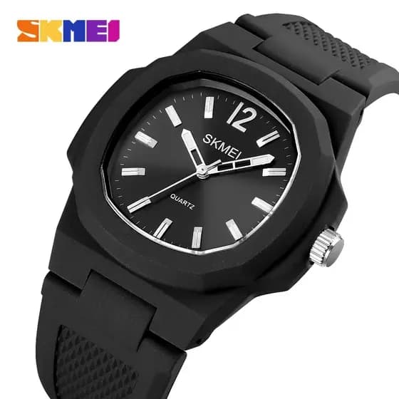 SKMEI 1717 Relógio Texturizado De Quartzo Para Meninos Meninas Moda Impermeável Relógios De Pulso Feminino Personalidade Legais homme