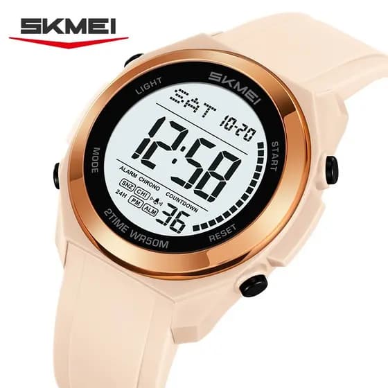 Relógio Eletrônico Luminoso Multifuncional SKMEI Com Mostrador Grande digital Para Casais , À Prova D'água Esportes Ao A