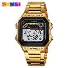SKMEI Relógio Masculino Digital LED Militar Esporte De Pulso Marca Superior Luxo Data Chrpnógrafo À Prova Dwaterproof Ág