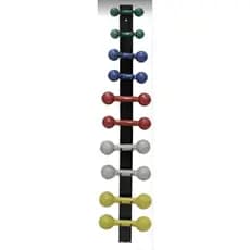 Suporte De Parede Para 5 Pares De 10 Halteres De Peso Academia Residencial Fitness Profissional