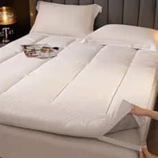Protetor De Colchão Pillow Top Branco 400 fios MaYu