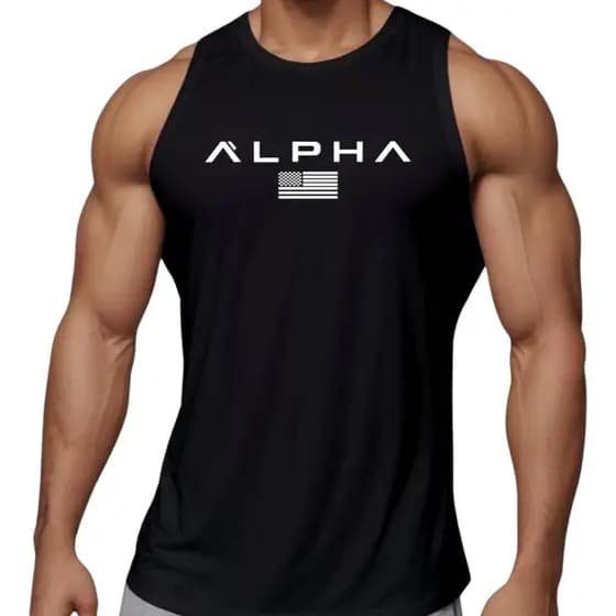 Regata DRY FIT ALPHA Esportiva Treino Academia Corrida COMPRESSÃO