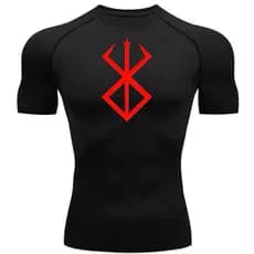 Camisa Camiseta de Compressão BERSEK Treino Academia Corrida