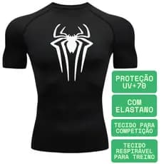Camisa De Compressão Manga Curta Treino Ginástica Camiseta Esportiva