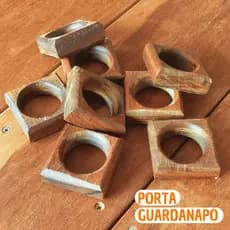 Porta Guardanapos Lenços De Madeira Quadrados Mesa Posta Rustica Casamento Pinterest