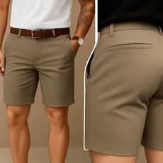 Bermuda Masculina Sarja Esporte Fino Alfaiataria Premium