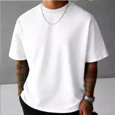 Camiseta Masculina Oversized Camisa Básica Streetwear Malha + Grossa