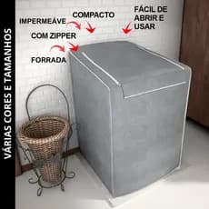 Capa de Máquina de Lavar Marcas Electrolux Brastemp Consul