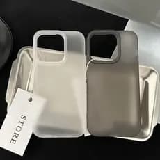 Fosco Transparente Caso De Telefone Para iPhone 17 16 15 14 13 12 11 Pro Max Plus XR XS 7 8 Macio TPU Capa