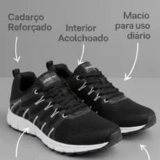 Tênis Masculino e Feminino Casual Leve e Confortavel Promoçao Macio Imperdivel Solado Respiravel