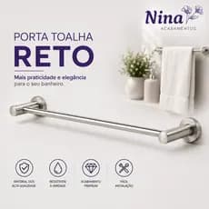 Varão Stander - Suporte Para Toalha de Banho - Alumínio