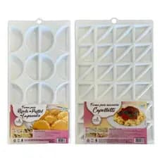 Conjunto 2 Formas Para Capellet 48 Cavidades e Rissole\Pastel 16 Cavidades