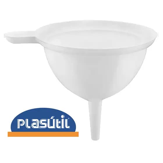 Funil de plástico pequeno Plasútil BPA FREE