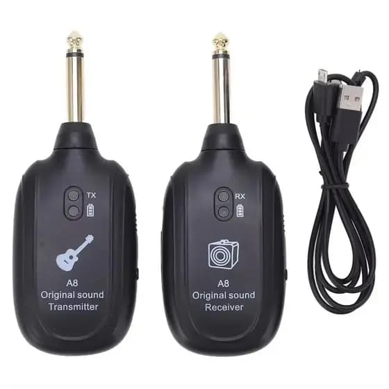 Transmissor Receptor A8 Sem Fio Guitarra Violão Baixo P10