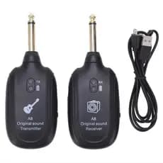 Transmissor Receptor A8 Sem Fio Guitarra Violão Baixo P10