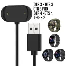 Cabo Carregador Usb Compativel Com Amazfit GTR4 pro gts4 gtr 3 pro gts3 T-Rex2 TREx Ultra